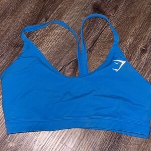 Gymshark Bright Blue Double-Strap Sports Bra